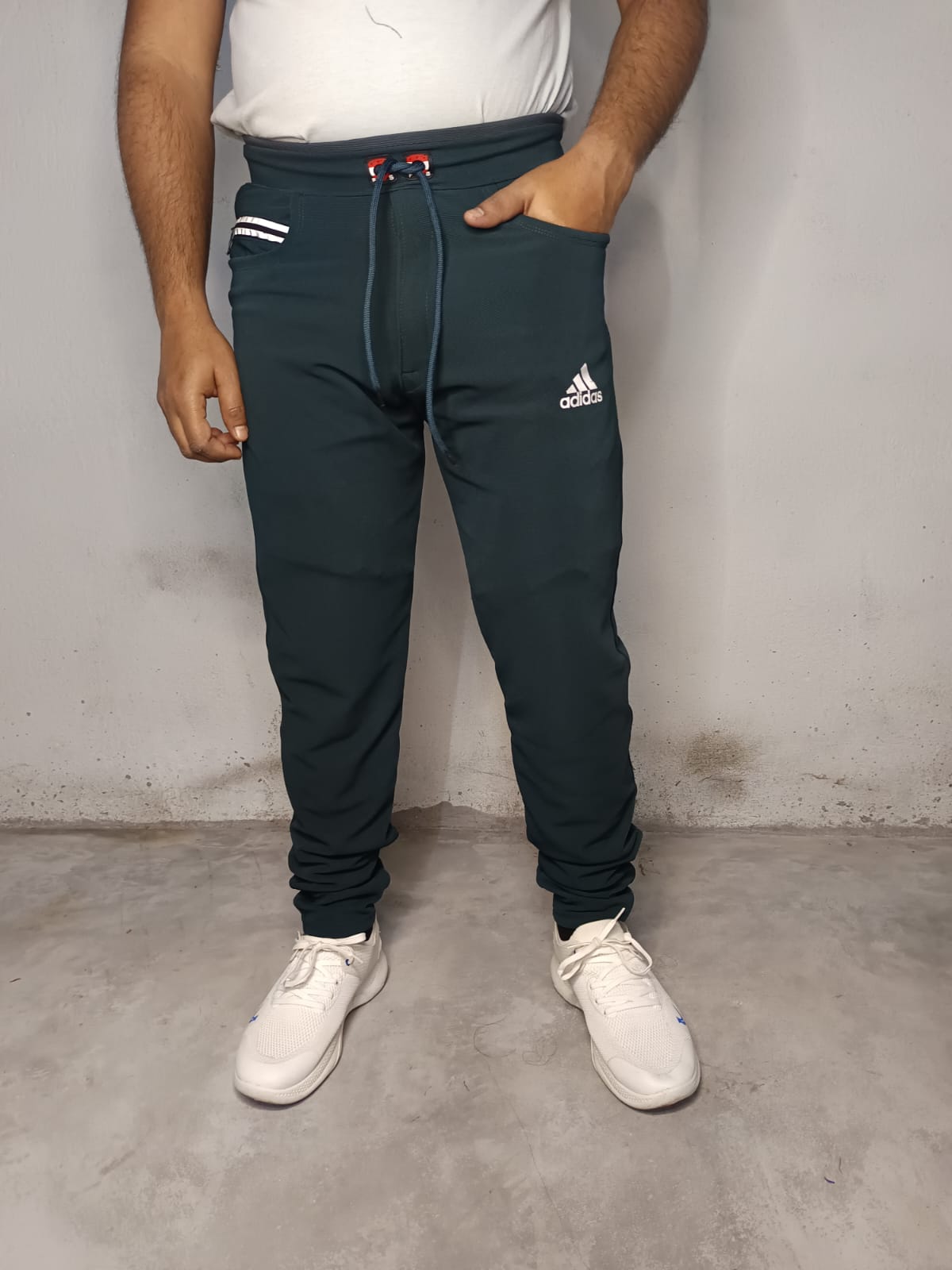 Trousers Blue Track Pant